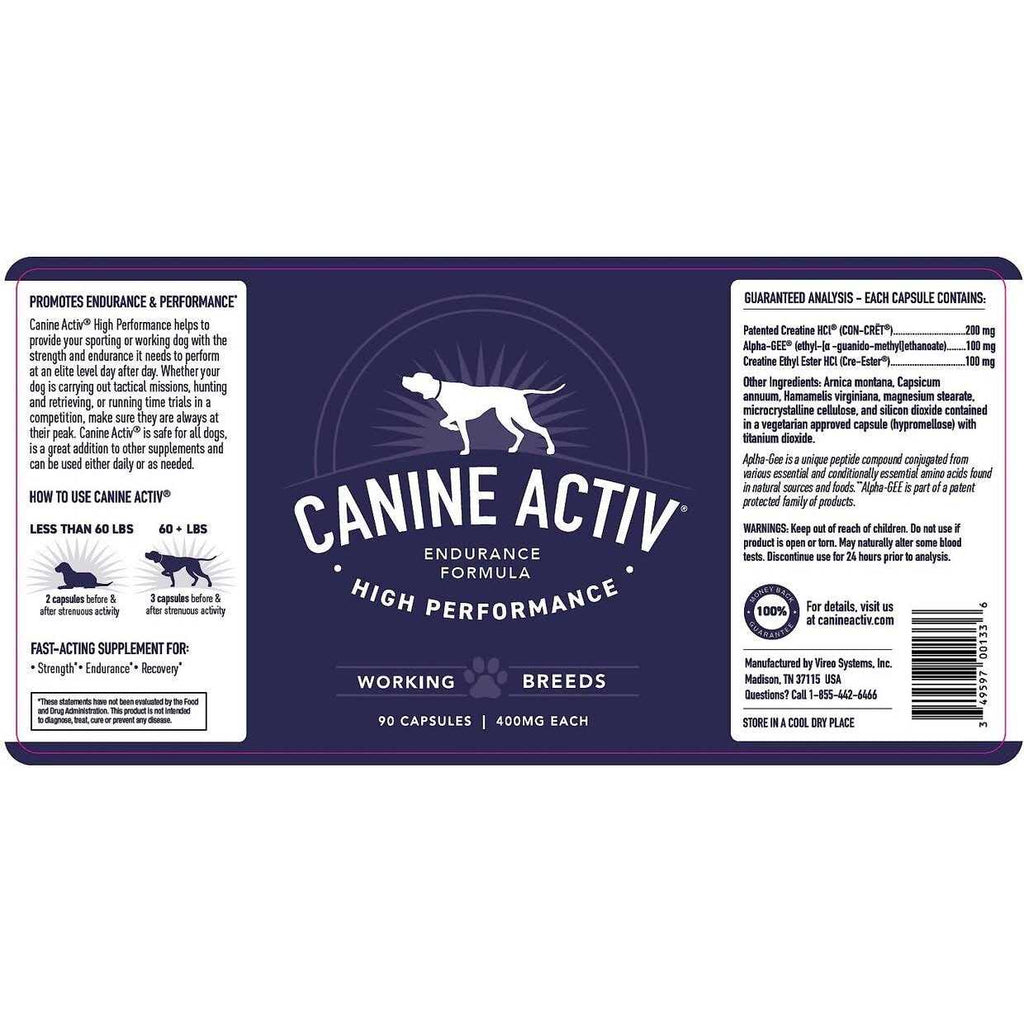 Canine Activ High Performance U48022
