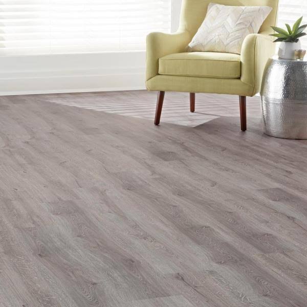 Grey Luxury Vinyl Plank Flooring Y6974