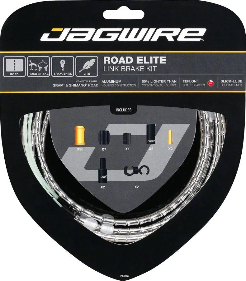 Road Brake Cable Kit - Silver S7862