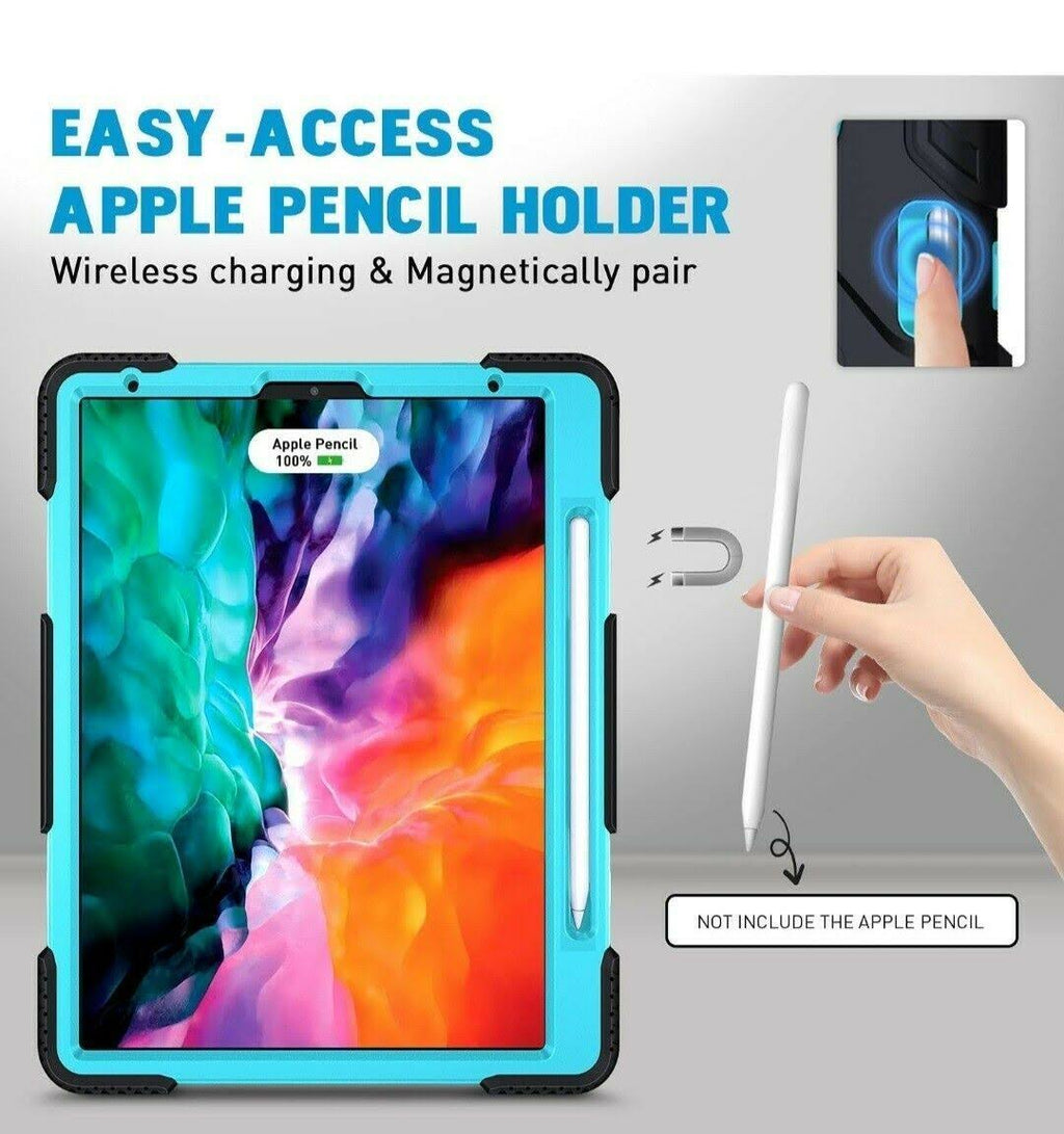 iPad Pro 12.9 Case with Pencil Holder Black F494