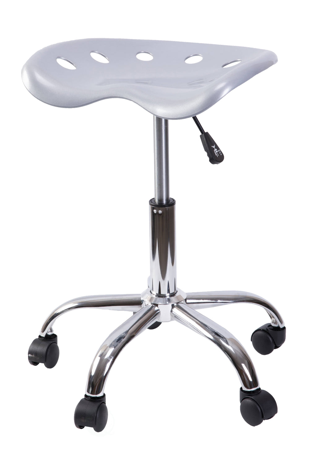 Gray Tractor Seat Swivel Chair with Casters D174856