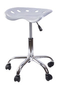 Gray Tractor Seat Swivel Chair with Casters D174856