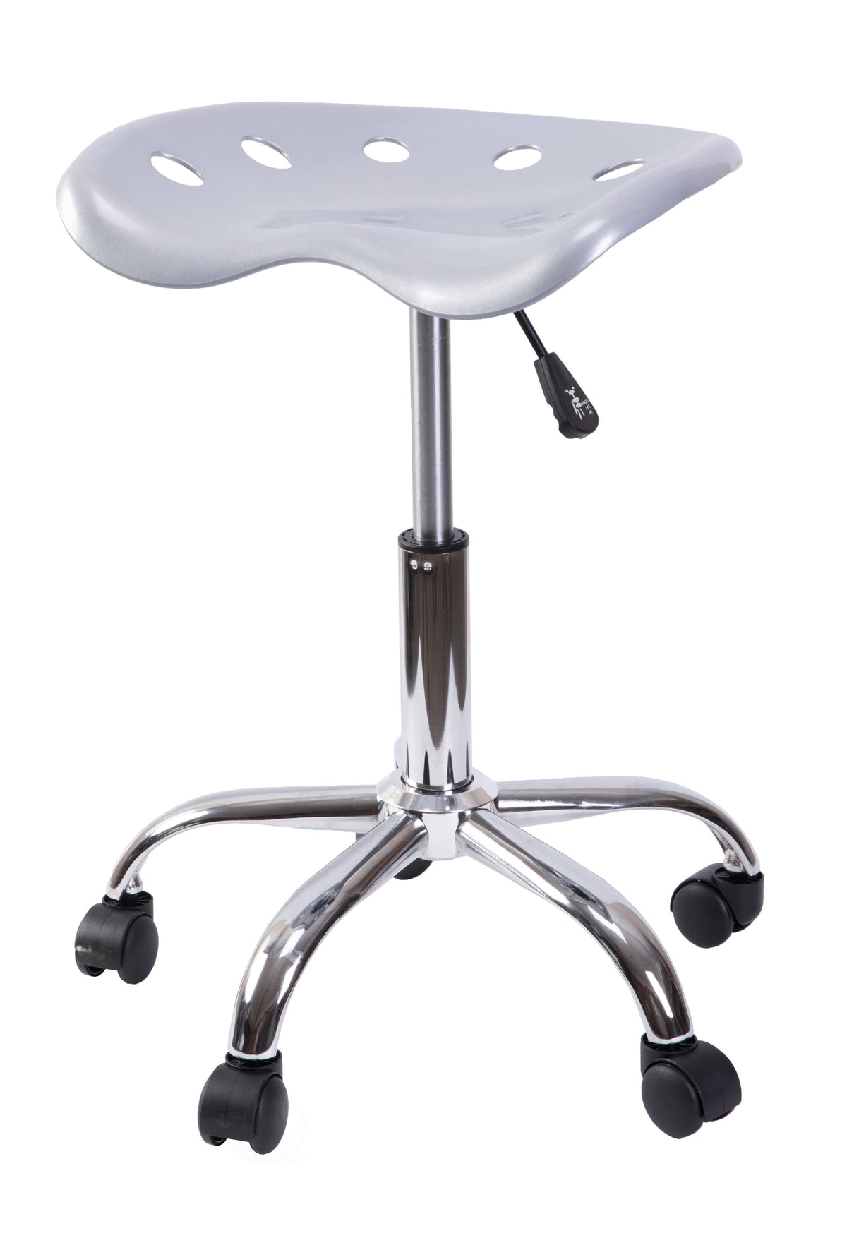 Gray Tractor Seat Swivel Chair with Casters D174856