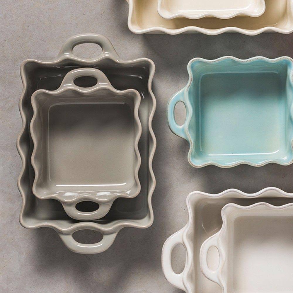 White Rectangular Baker K52388