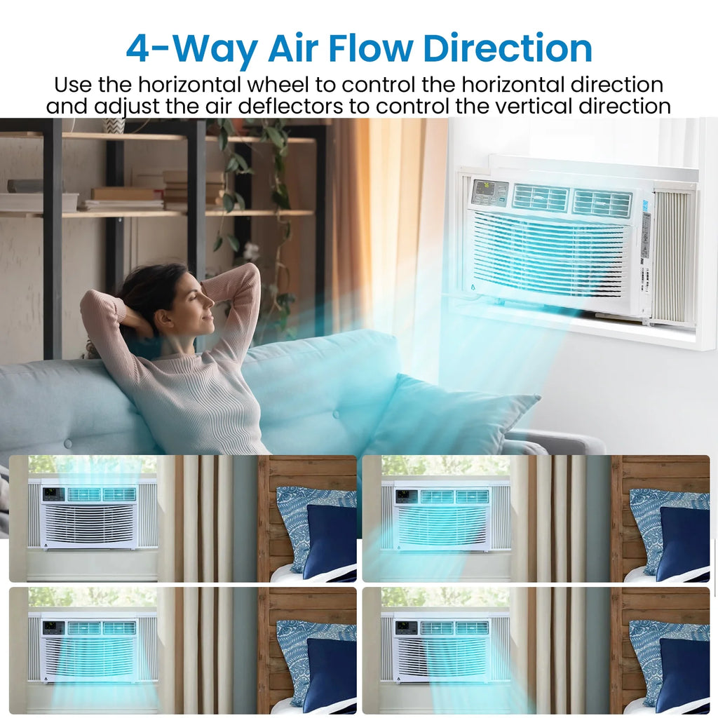 8,000 BTU Smart Window Air Conditioner D45022