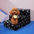 3-Step Non-Slip Pet Stairs with Soft Cover D351