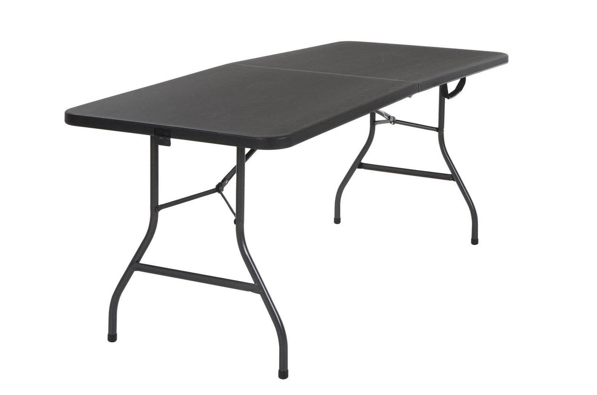 Black 6-Feet Folding Table Y617821