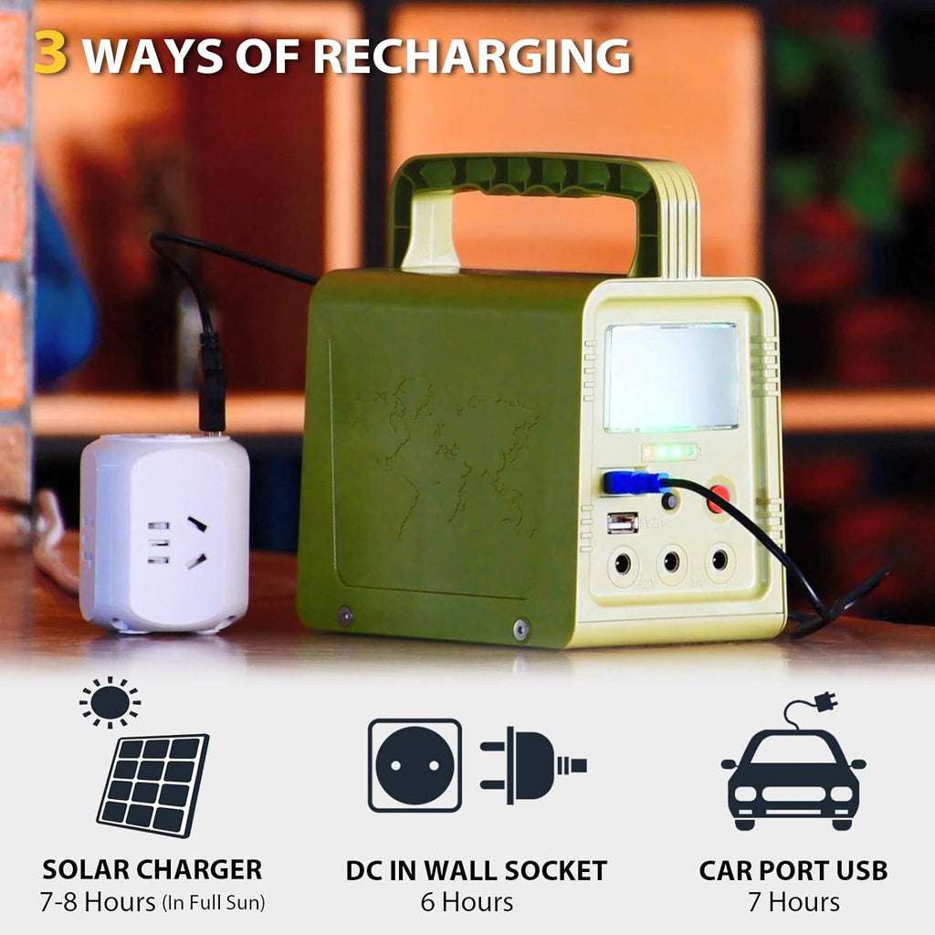 84Wh Portable Power Station with 18W Solar Panel Z250