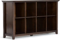Solid Wood 8 Cube Storage Sofa Table P9331