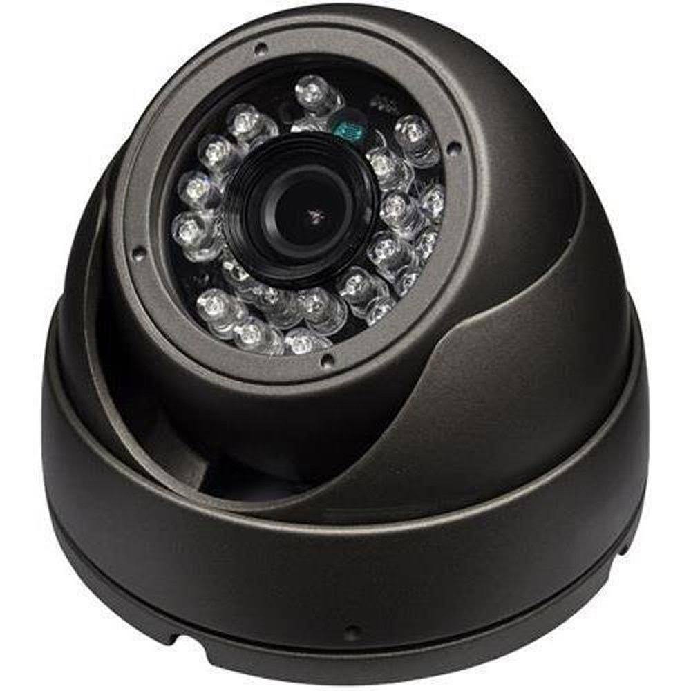 Outdoor 3 Axis IR Dome Camera 1000TVL 3.6mm Lens Gray Z633