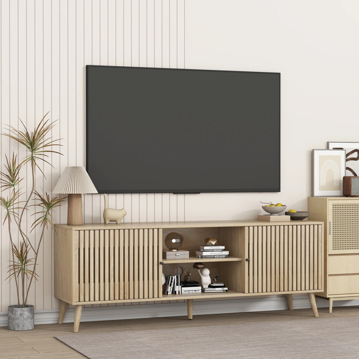Wood TV Stand up to 70 S6206