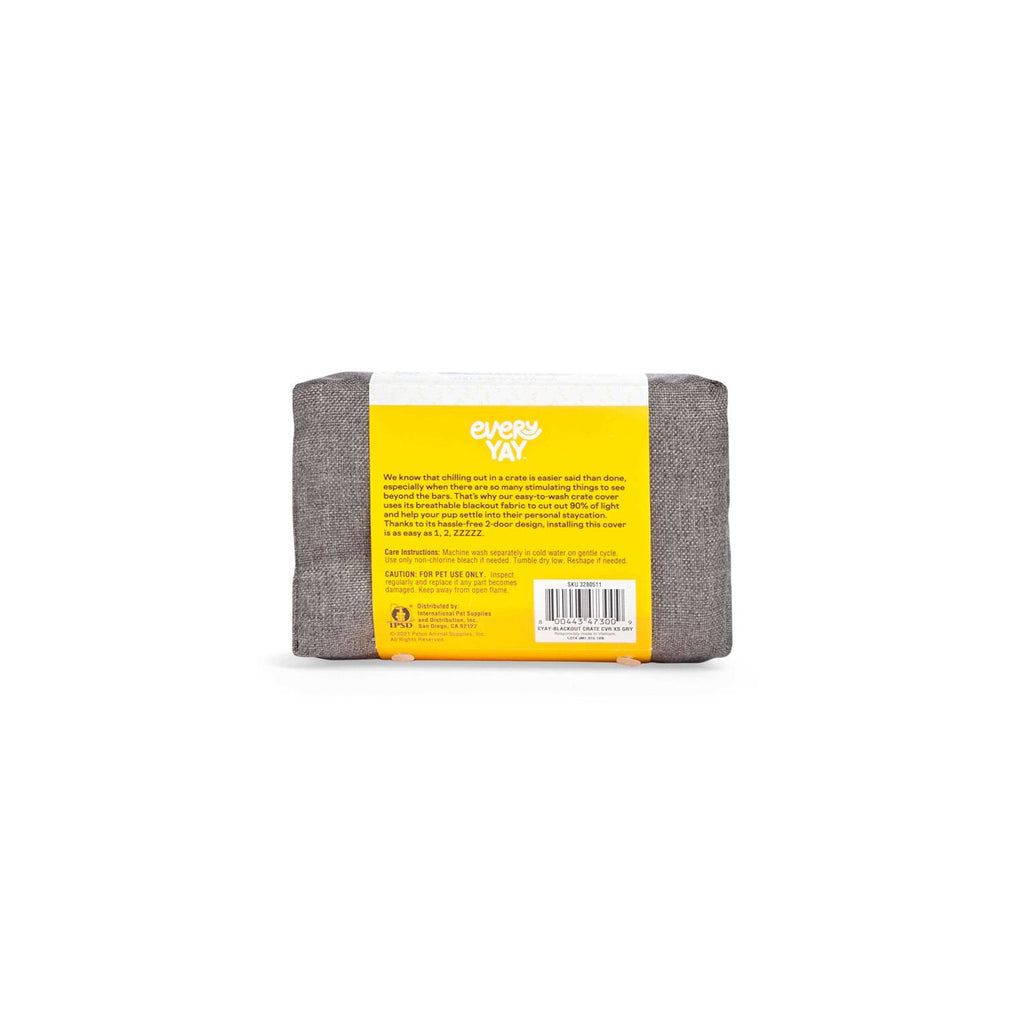 Grey Dog Crate Cover I6419
