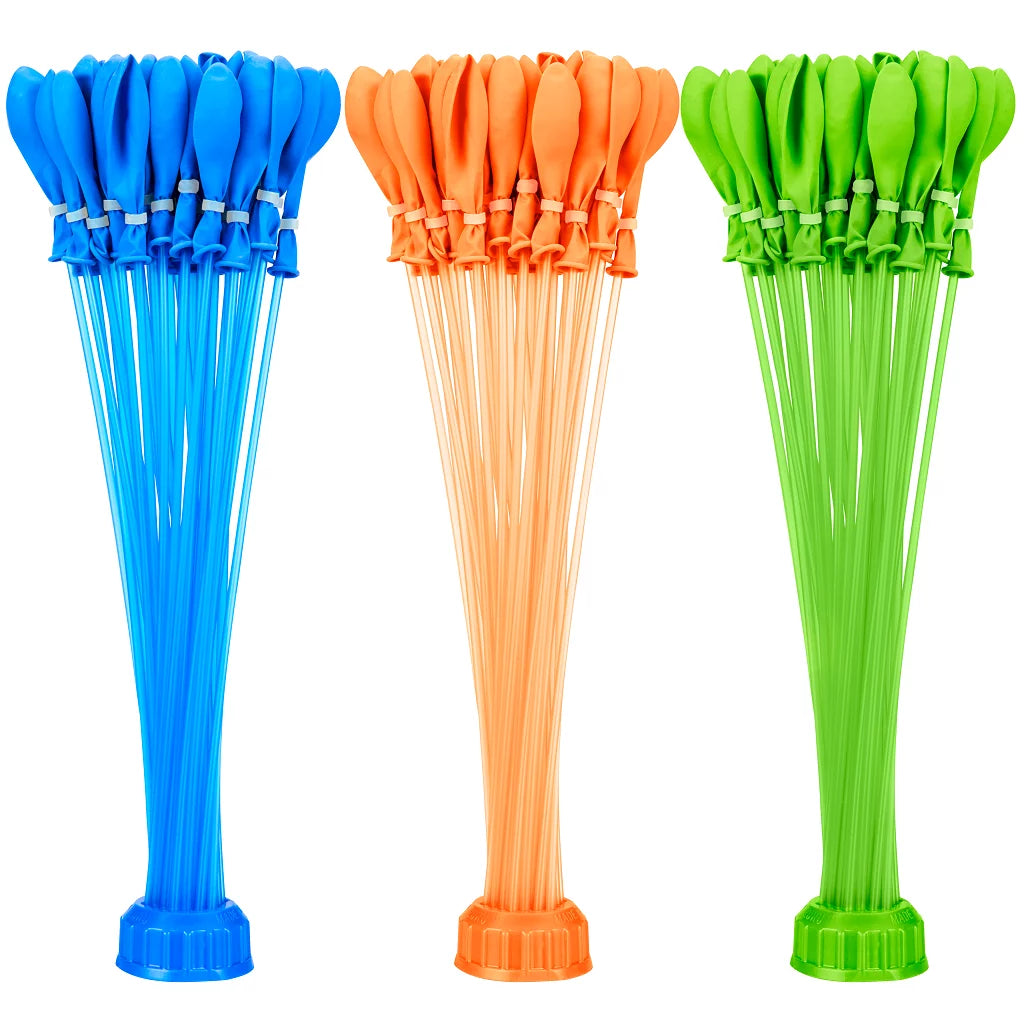 100 Rapid-Filling Self-Sealing Water Balloons 3 Pack D3908