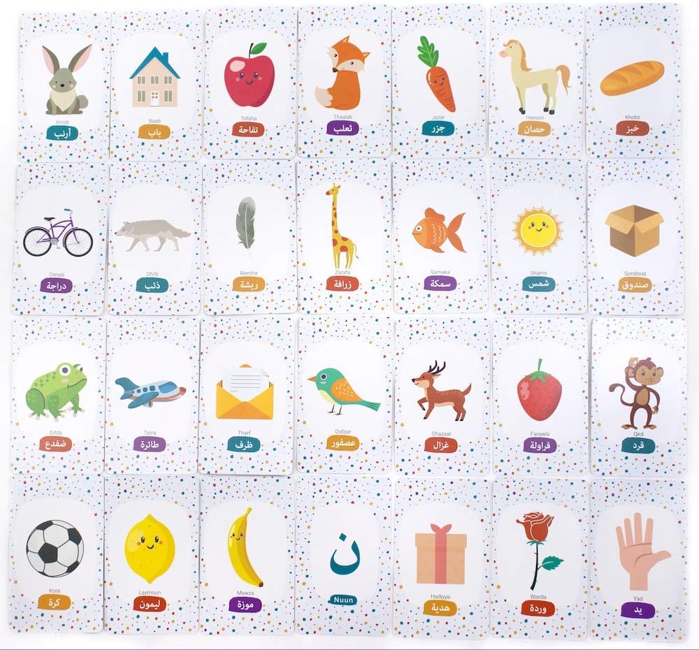 Arabic Alphabet Flash Cards Pack of 2 Z826707