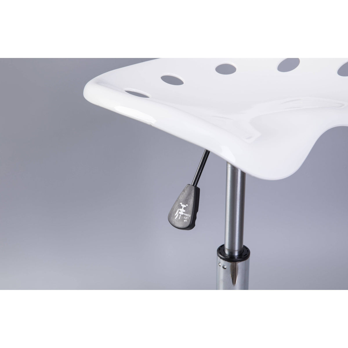 Gray Tractor Seat Swivel Chair with Casters D174856