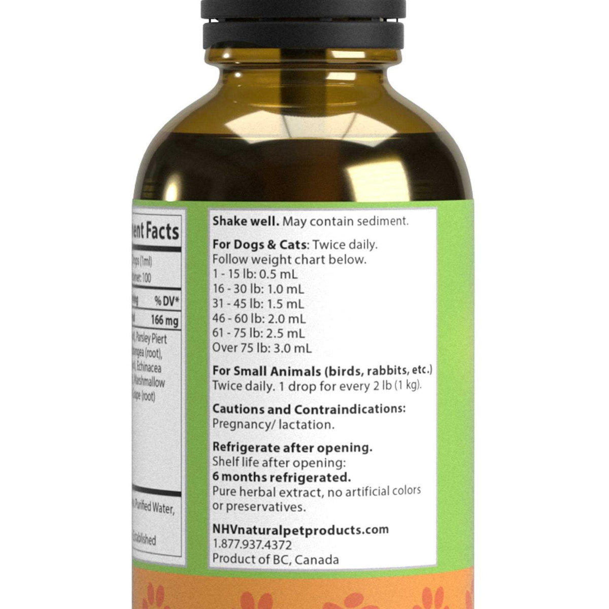 Natural Herbal Support for Dogs and Cats U702