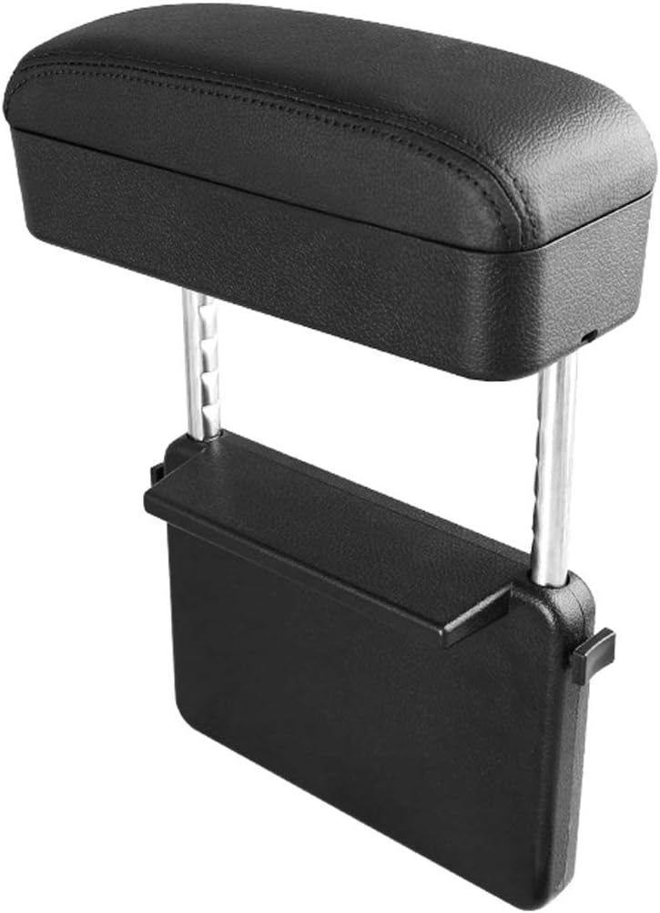 Adjustable Armrest Extender Console Storage Organizer S2645