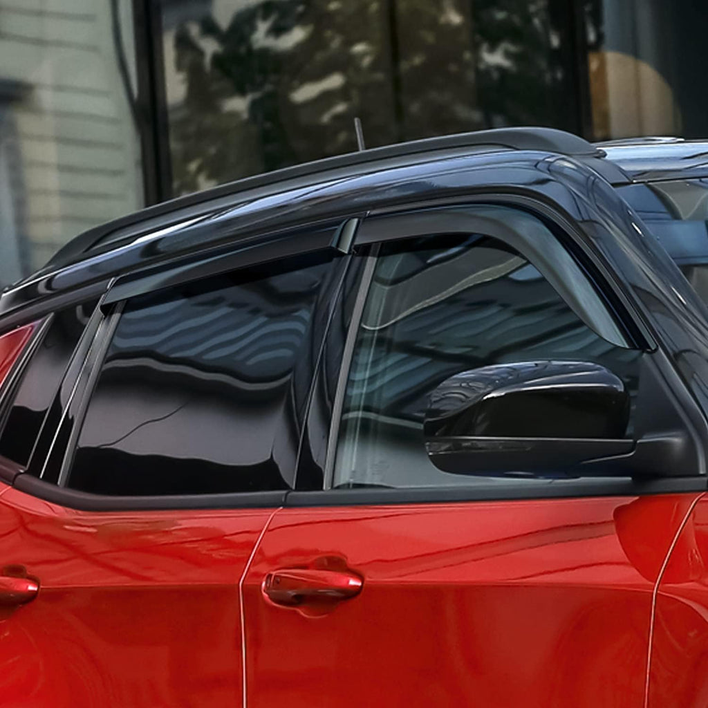 Black Tape-on Window Deflectors 4 Pieces A811192