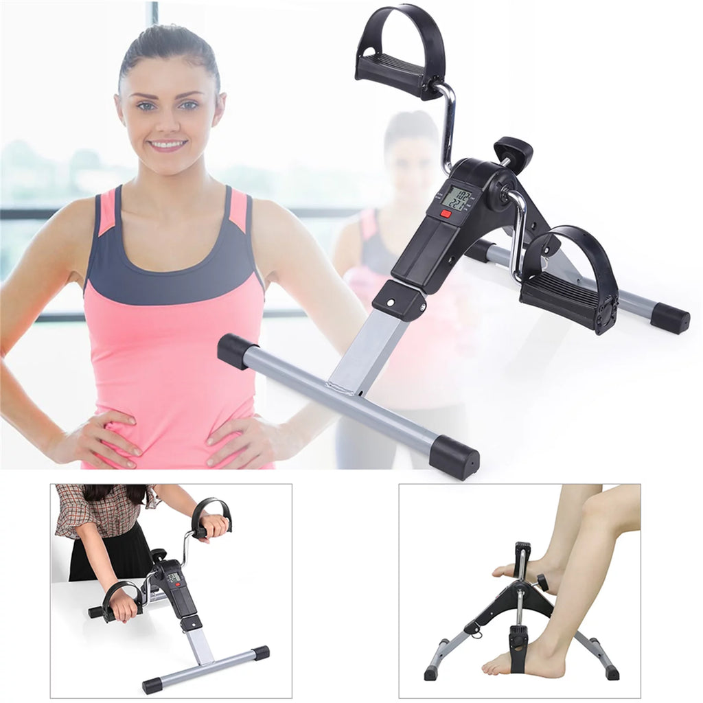 Folding Mini Exercise Bike 240 lbs T9457