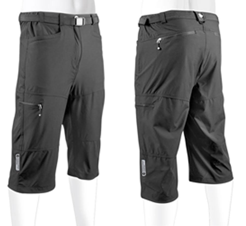 Black Stretch Woven Cargo Knickers L946