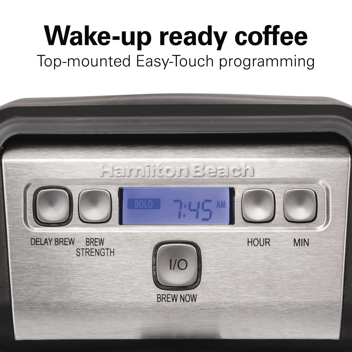 Compact Programmable Coffee Maker, 12 Cup, Black I3334