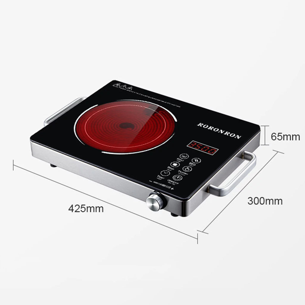 Electric Hot Plate Infrared Induction Cooktop 3500W Ceramic Glass K271