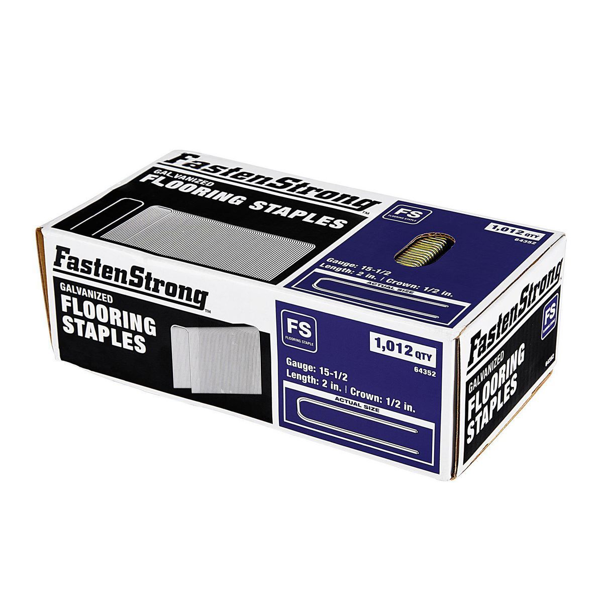 15-1/2 GA Flooring Staples, 1012 Piece Y1653