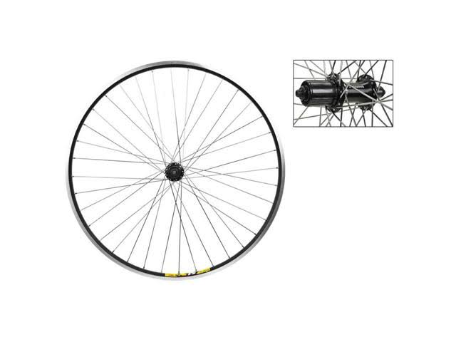 700c Black Alloy Rear Wheel U11438