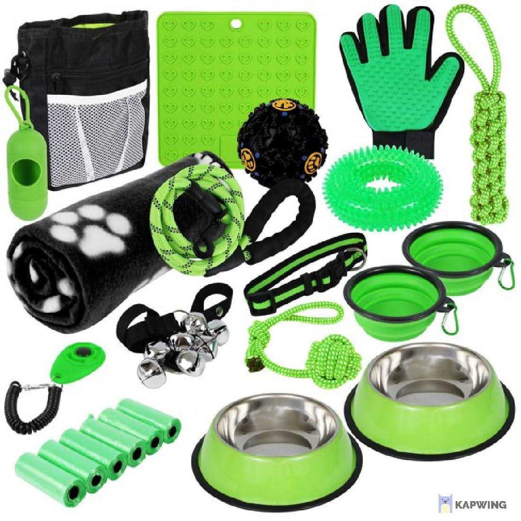Puppy Starter Kit Dog Toys Dog Bed Blankets Grooming Tool R158
