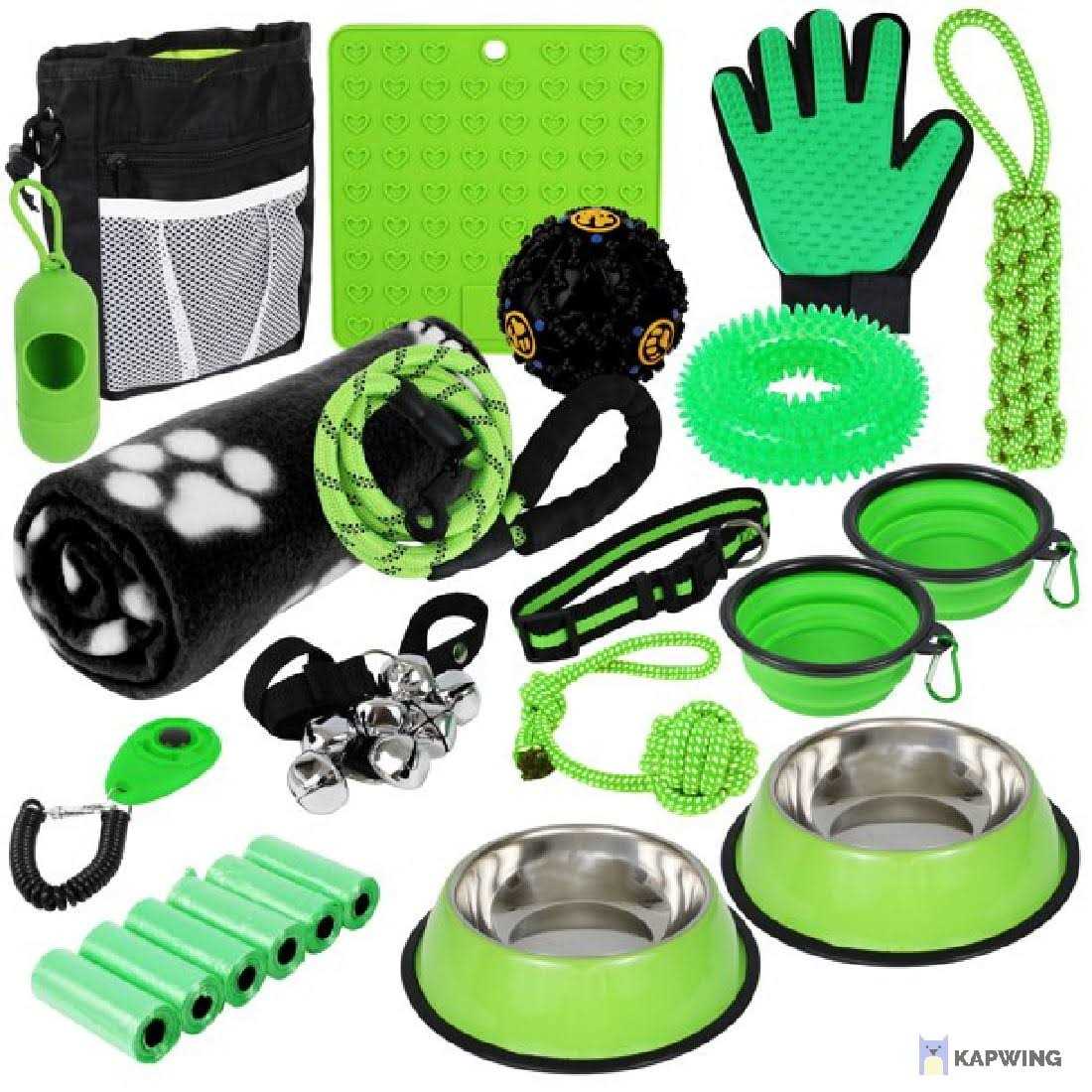 Puppy Starter Kit Dog Toys Dog Bed Blankets Grooming Tool R158