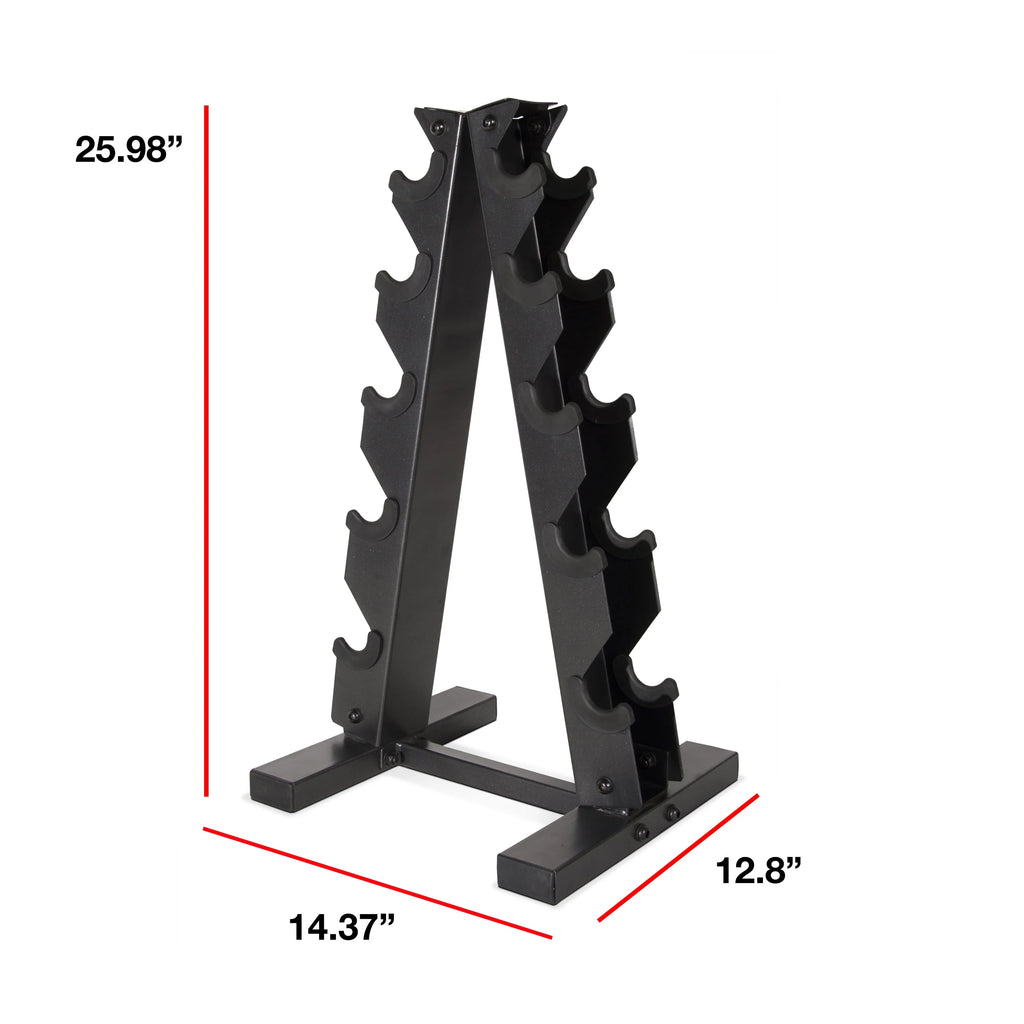 Black A-Frame Dumbbell Rack G2377