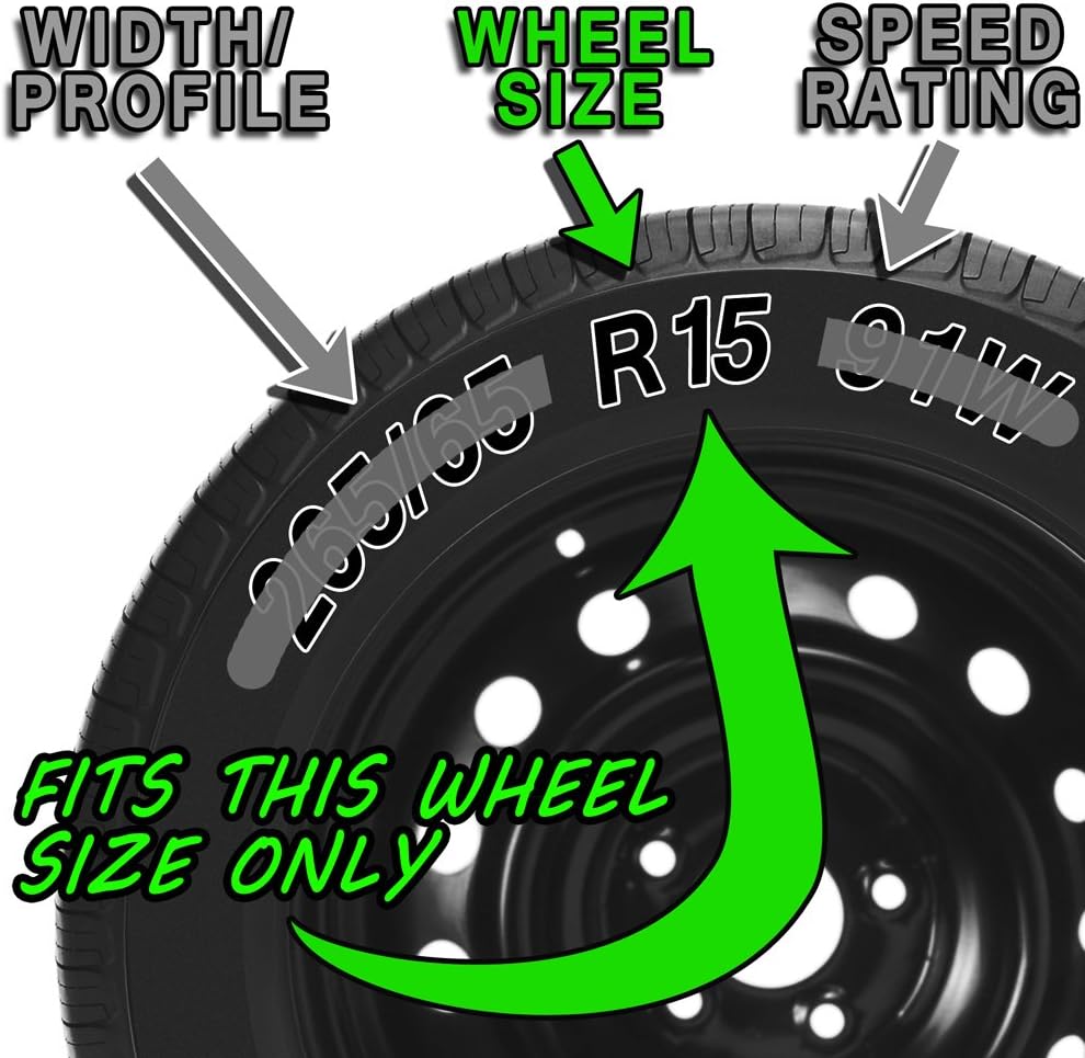 15 inch Silver Wheel Covers Set of 4 G524