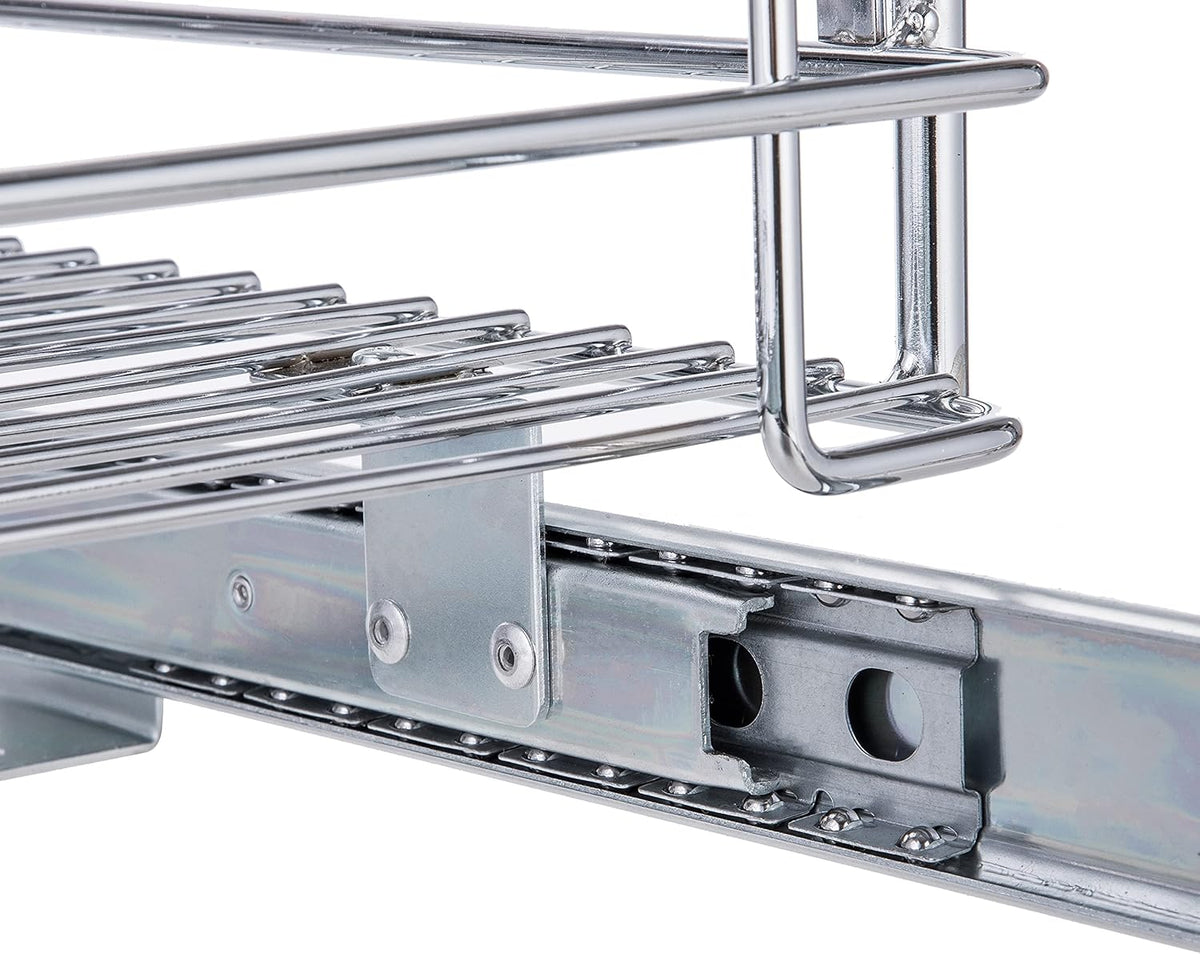 Pull Out Drawer Cabinet Organizer 2-Tier Under Sink Shelves V99807
