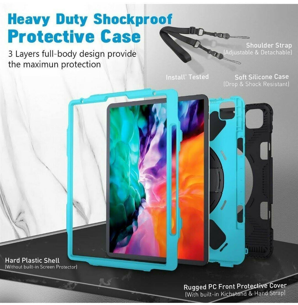 iPad Pro 12.9 Case with Pencil Holder Black F494