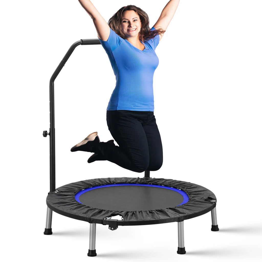 40 Mini Trampoline Rebounder with Adjustable Foam Handle M816