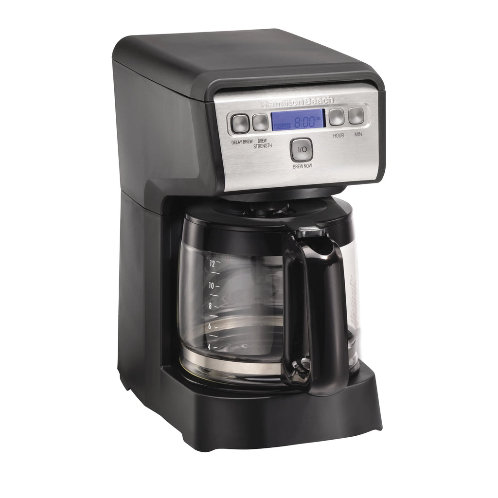 Compact Programmable Coffee Maker, 12 Cup, Black I3334