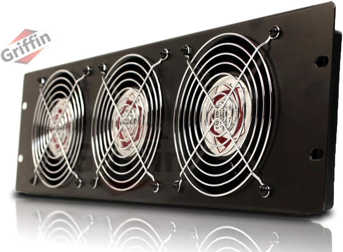 Rackmount Cooling Fan 3U Triple Exhaust Fans U908