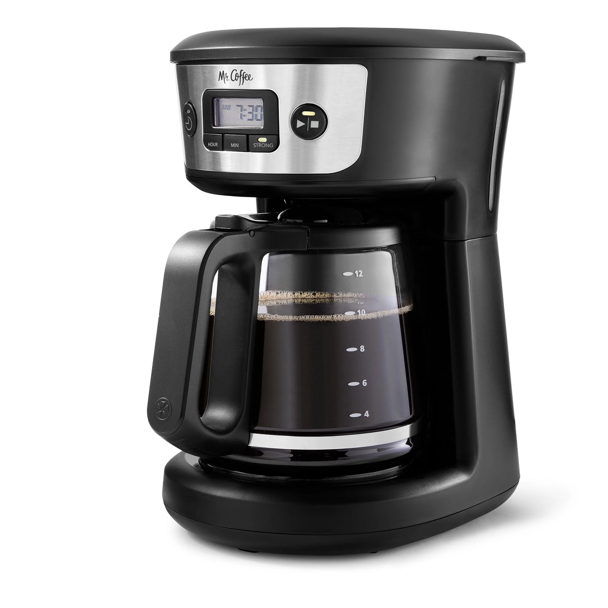 12-Cup Programmable Coffee Maker Stainless Steel F846310