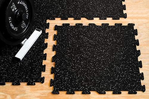 8mm Heavy Duty Interlocking Rubber Flooring Tile Set S30827