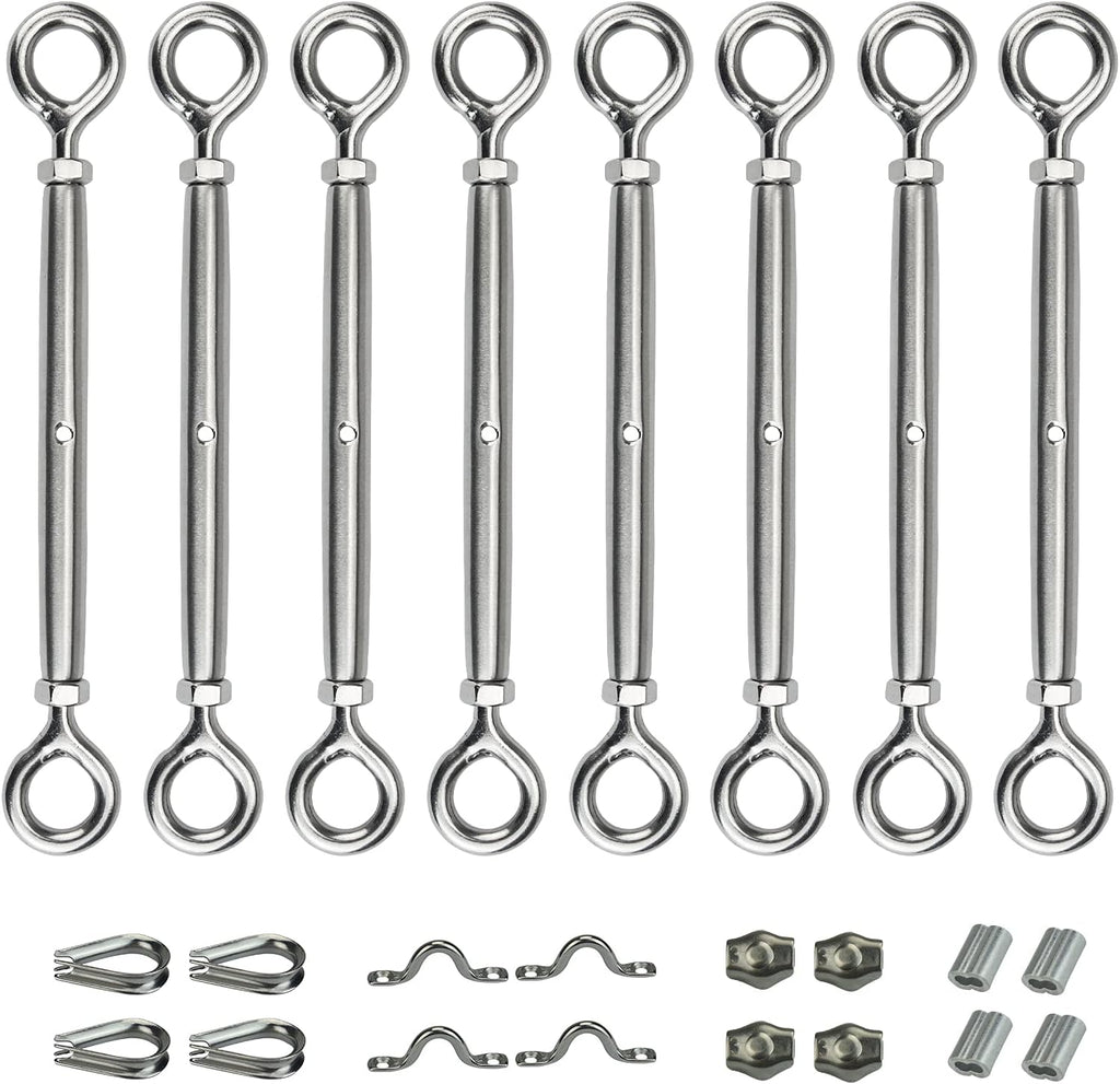 1/8 Cable Railing Kit Hardware Stainless Steel Turnbuckle J118179