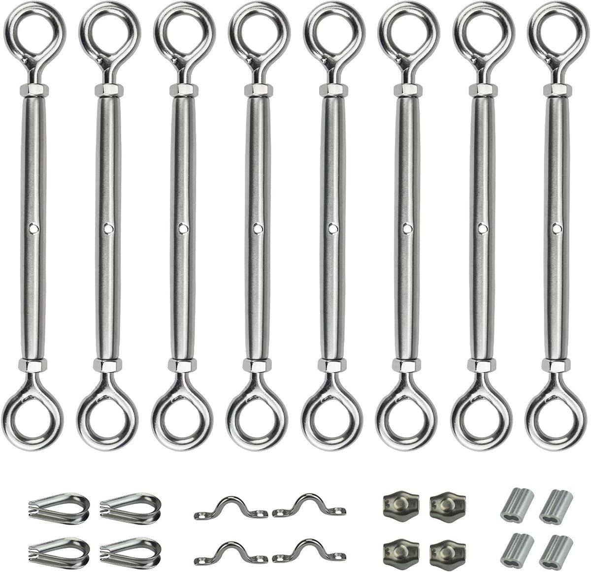 1/8 Cable Railing Kit Hardware Stainless Steel Turnbuckle J118179