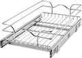 12 Inch x 22 Inch Single Wire Basket Pull Out Shelf Organizer I686