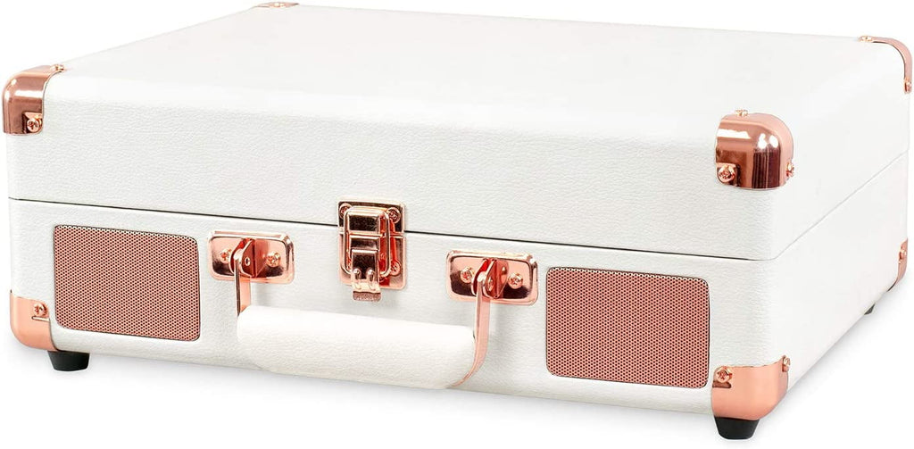 Bluetooth Suitcase Record Player with 3-speed Turntable Q450693