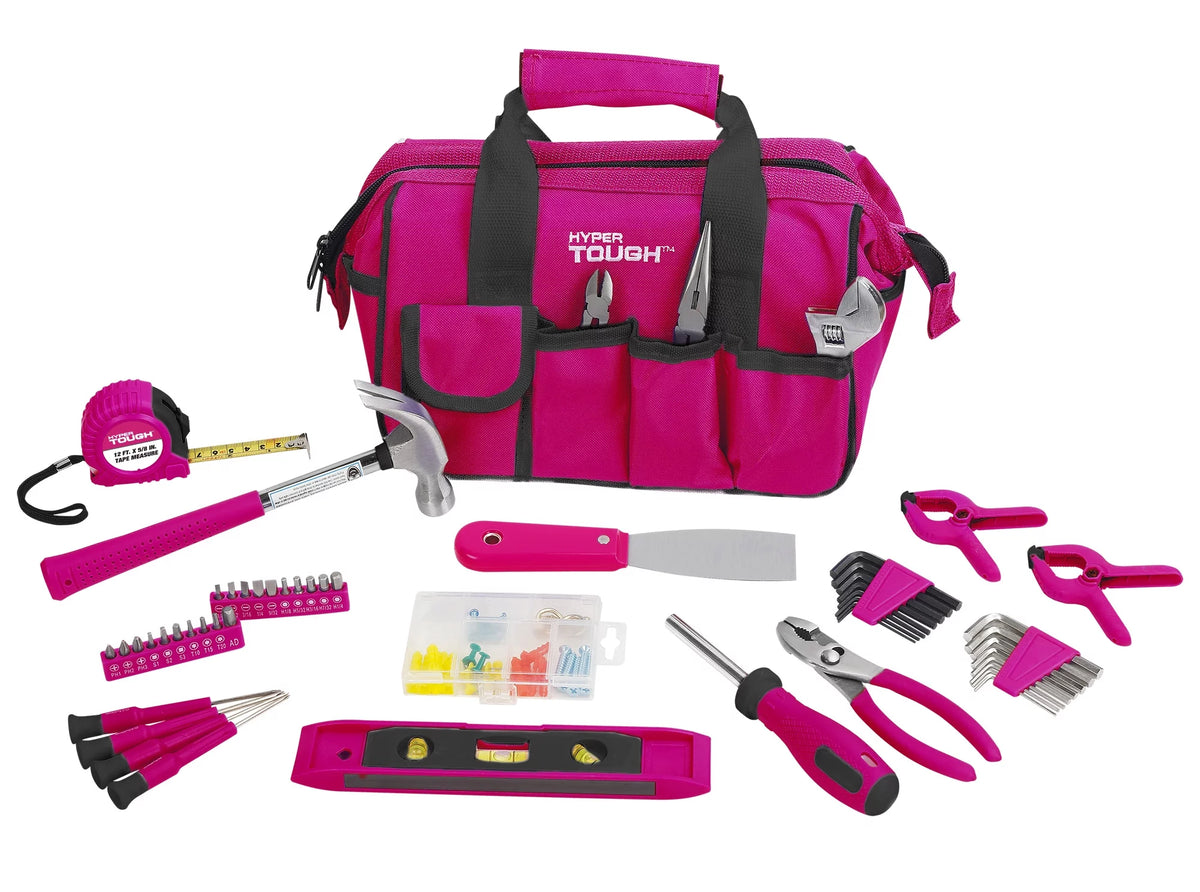 Pink 89-Piece Household Tool Set D2997