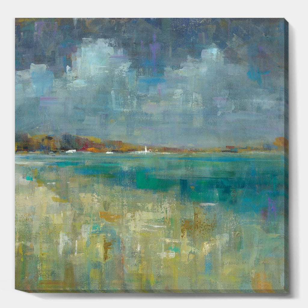 Nautical Coastal Canvas Artwork Print 36 in. Wide x 36 in. High I363898