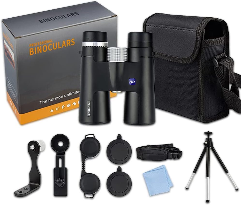 12x42 HD Roof Prism Binoculars Waterproof BAK4 FMC Lens L638