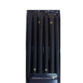 Black 10 inch Candles R7625