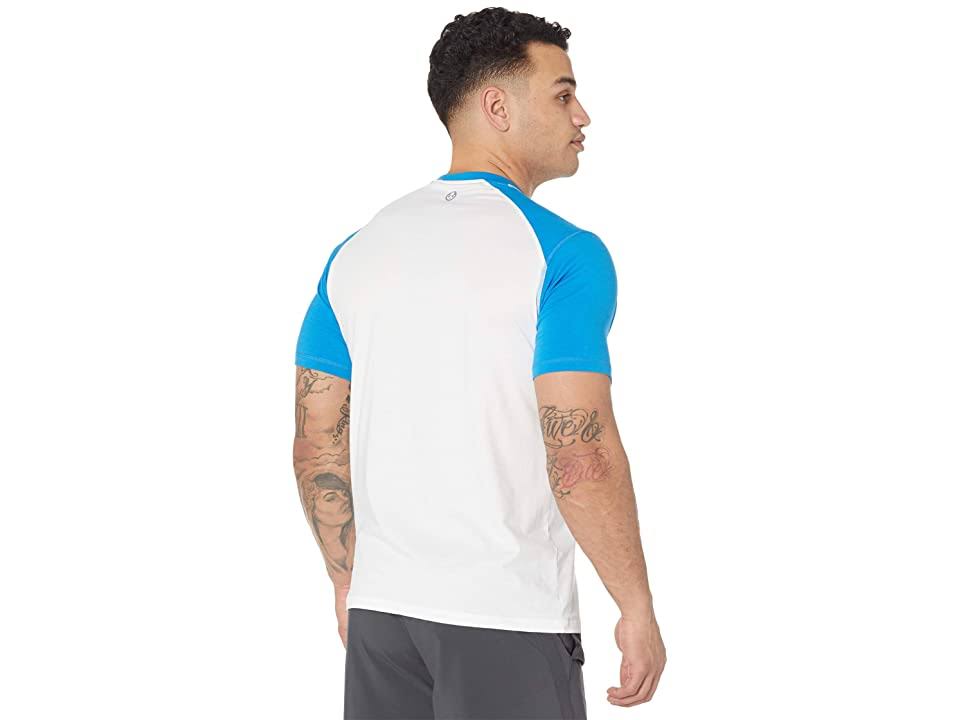White Blue Fitness T-Shirt U93699