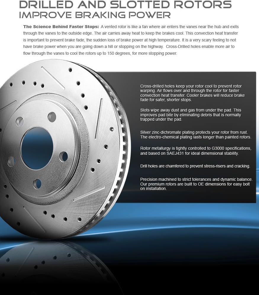 Front 297mm 6 Lug 2 Rotors X336717