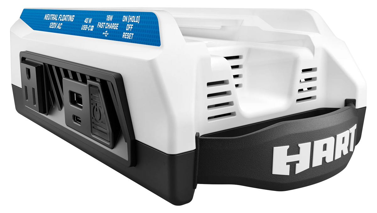 300 Watt Battery Powered Power Source with LED Light and Carry Handle B235